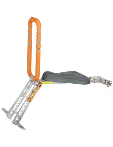 Urrider, Scaun din Aluminiu pt. Bicicleta fără cadru, Copii 2-4 ani (max. 24 Kg) cu prindere pe față, tija șa și cadru inferior