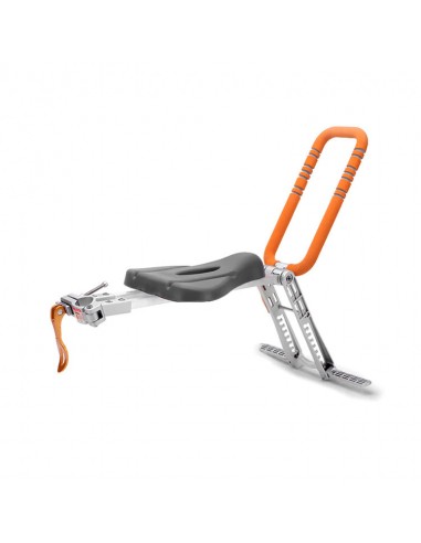 Urrider, Scaun din Aluminiu pt. Bicicleta fără cadru, Copii 2-4 ani (max. 24 Kg) cu prindere pe față, tija șa și cadru inferior