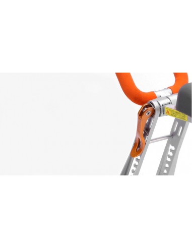 Urrider, Scaun din Aluminiu pt. Bicicleta fără cadru, Copii 2-4 ani (max. 24 Kg) cu prindere pe față, tija șa și cadru inferior