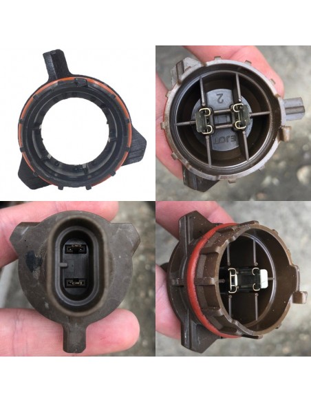 Adaptor, suport LED H7 soclu far auto Mercedes Benz E Class W211, 2002
