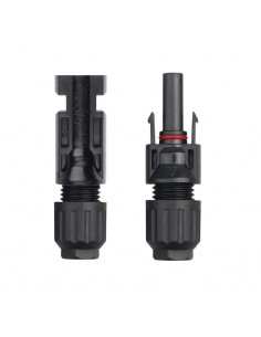 Set conectori, mufe MC4 1000V DC 30A mama și tată pt. conductori, cabluri solare de 4-6mm pt. panouri fotovoltaice