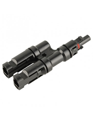 Set Conectori, mufe MC4 1 la 2T branch, ramnificati 1000V DC 30A pt. conductor, cablu solar de 4-6 mm, panouri fotovoltaice