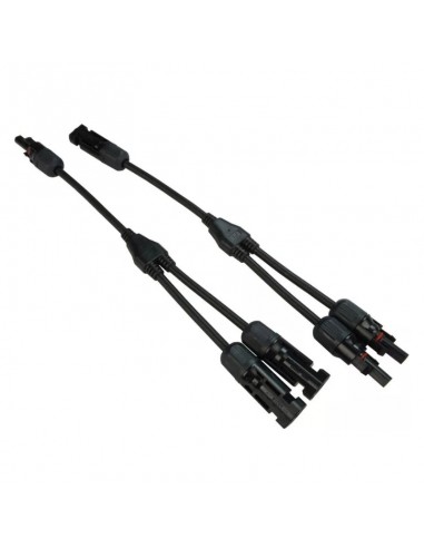Set conectori, mufe MC4 1 la 2Y branch, bifurcati 1000V DC 30A pt. conductor, cablu solar de 4-6 mm panouri fotovoltaice