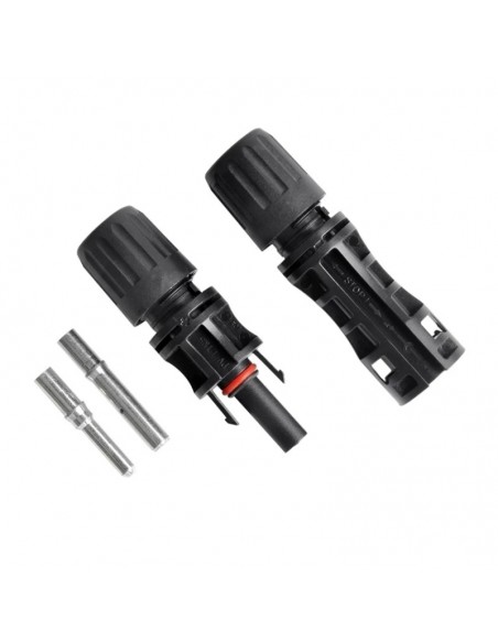 Set conectori solari, mufe MC4 1500V DC 30A mama si tata pentru conductori, cabluri solare de 4-6 mm pentru panouri fotovoltaice
