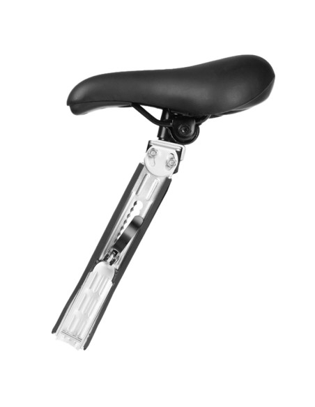 Scaun din aluminiu pt. bicicletă cu cadru, copii 2-4 ani, greutate maximă suportată 20 Kg + Ghidon susținere maini